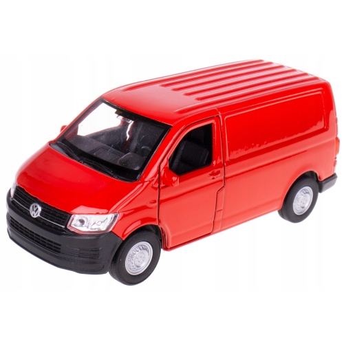 Volkswagen Transporter T6 kolekcjonerski model samochodu metal Welly RED