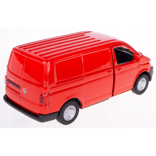 Volkswagen Transporter T6 kolekcjonerski model samochodu metal Welly RED