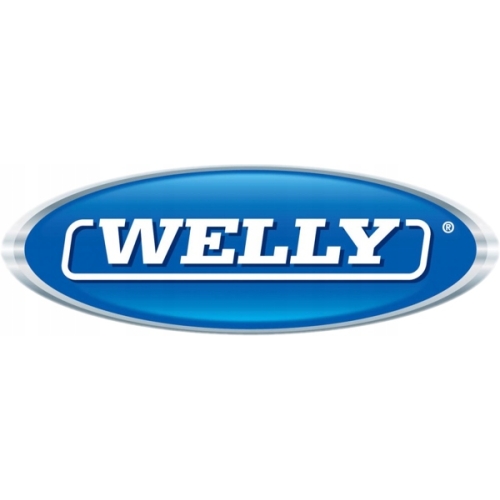 Volkswagen Transporter T6 kolekcjonerski model samochodu metal Welly RED