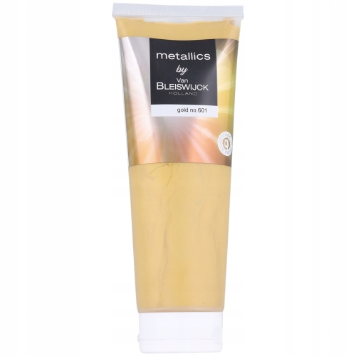 Farba akrylowa profesjonalna Gold Złota Metaliczna Van Bleiswijck 250ml