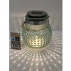 LAMPA SOLARNA LATARENKA OGRODOWA Z UCHWYTEM JUTA LED BIAŁA CIEPŁA GREEN