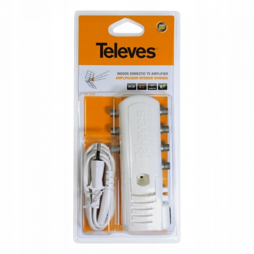 Wzmacniacz Rozdzielacz Splitter DVB-T TELEVES 6 wyjść 16 dB 6 TV 5531