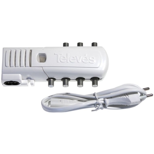 Wzmacniacz Rozdzielacz Splitter DVB-T TELEVES 6 wyjść 16 dB 6 TV 5531
