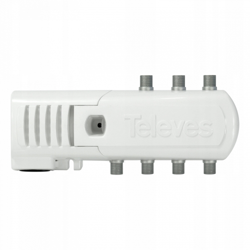 Wzmacniacz Rozdzielacz Splitter DVB-T TELEVES 6 wyjść 16 dB 6 TV 5531