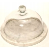 Marmurowa Deska Patera do serwowania deserów + szklana kopuła klosz 19x11cm