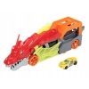 Transporter Wyrzutnia Hot Wheels Lets Race City Smok Dragon Autko Żółte 86