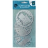 Wykrojnik szablon 3D Scenka Camping Biwak do wycinania scrapbooking 3 szt