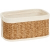 Koszyk organizer Bambusowy na kosmetyki bieliznę 23x14x11,5cm MAŁY CIEMNY