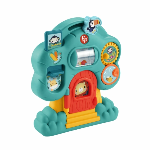 Domek na drzewie zabawka sensoryczna edukacyjna dla dzieci Fisher-Price 6m+