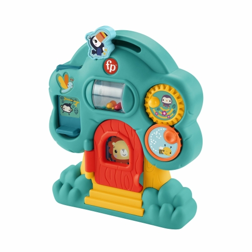 Domek na drzewie zabawka sensoryczna edukacyjna dla dzieci Fisher-Price 6m+