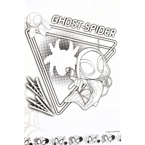 Kolorowanka Disney Spidey Marvel Mega Color 128 stron XL 25 naklejek