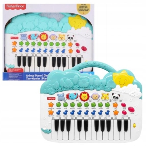 Pianinko dla dzieci Fisher-Price zwierzątka ZABAWKA INTERAKTYWNA DLA DZIECI