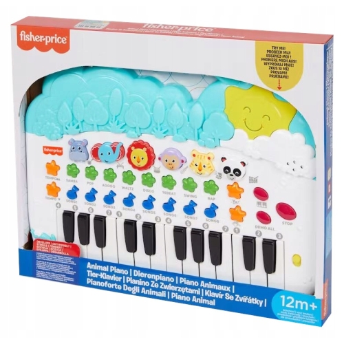 Pianinko dla dzieci Fisher-Price zwierzątka ZABAWKA INTERAKTYWNA DLA DZIECI