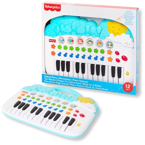 Pianinko dla dzieci Fisher-Price zwierzątka ZABAWKA INTERAKTYWNA DLA DZIECI
