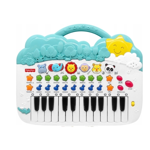 Pianinko dla dzieci Fisher-Price zwierzątka ZABAWKA INTERAKTYWNA DLA DZIECI