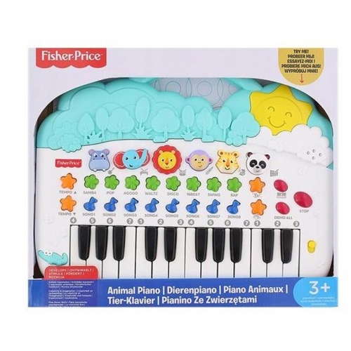 Pianinko dla dzieci Fisher-Price zwierzątka ZABAWKA INTERAKTYWNA DLA DZIECI