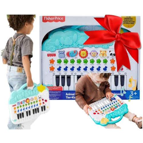 Pianinko dla dzieci Fisher-Price zwierzątka ZABAWKA INTERAKTYWNA DLA DZIECI