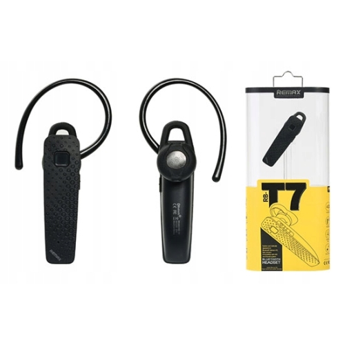 Bezprzewodowy zestaw słuchawkowy Bluetooth 4.1 Remax RB-T7 słuchawka czarna