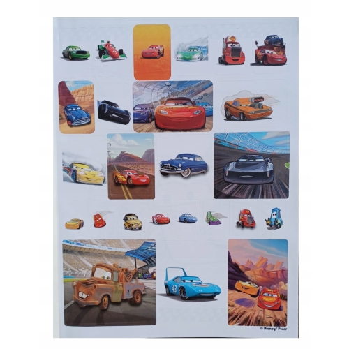 KOLOROWANKA AUTA ZŁOMEK I PRZYJACIELE PIXAR MEGA COLOR Z 25 NAKLEJKAMI 4707