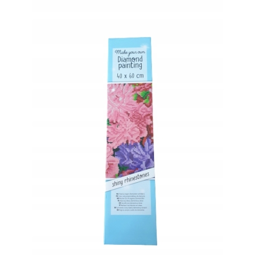 Mozaika wyszywanie HAFT 3D DIAMENTOWY 40 x60cm KWIATY Nowe Hobby DIY