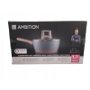 RONDEL Z POKRYWKĄ GARNEK 1,7L NATES INDUCKJA CERAMIKA GAZ 18 CM AMBITION
