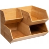 SKRZYNKA BAMBUSOWA ORGANIZER PUDEŁKO POJEMNIK 23CM