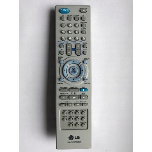 Pilot oryginalny LG DVD RECORDER N148B Srebrny