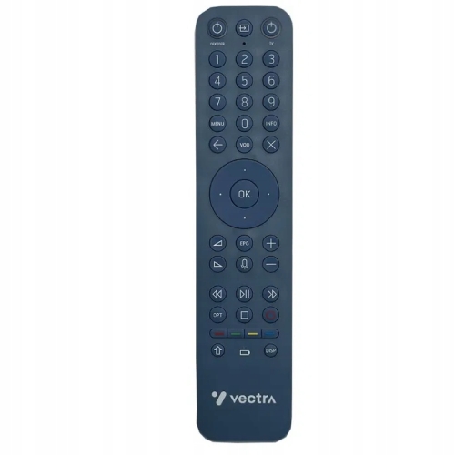 Mały PILOT VECTRA ORYGINALNY 4K BLUETOOTH Guziki: TV KIDS VOD NETFLIX