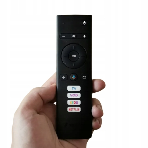 Mały PILOT VECTRA ORYGINALNY 4K BLUETOOTH Guziki: TV KIDS VOD NETFLIX
