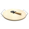 KAMIEŃ DO PIZZY KORDIERYTOWY OKRĄGŁY 34 CM NOŻ I PODSTAWKA PIEKARNIK GRILL