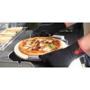 KAMIEŃ DO PIZZY KORDIERYTOWY OKRĄGŁY 34 CM NOŻ I PODSTAWKA PIEKARNIK GRILL