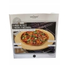 KAMIEŃ DO PIZZY KORDIERYTOWY OKRĄGŁY 34 CM NOŻ I PODSTAWKA PIEKARNIK GRILL