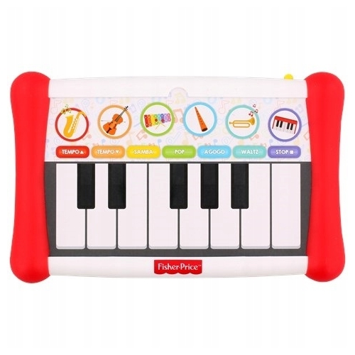 PIANINKO DOTYKOWE FISHER PRICE MUZYCZNE KLAWISZE