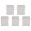 Woreczki z organzy Hobby Flora Organza Brokat brokatowe Granatowe 5 szt set