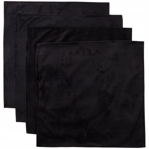 Serwetki do sztućców 40x 40 cm 4szt Black Aksamit