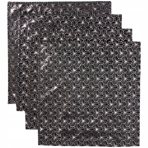 Serwetki do sztućców 40x 40 cm 4szt Black Aksamit