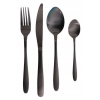 SZTUĆCE CZARNE KOMPLET ZESTAW sztućców 16 ELEMENTÓW MATOWE Houseware
