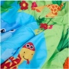 Mata do zabawy dla niemowląt 100 x 100 cm na podłogę dżungla edukacyjna
