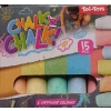 Kreda chodnikowa uliczna Gruba Wysoka Kolorowa 5 kolorów 15 sztuk TOI-TOYS