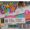 Kreda chodnikowa uliczna Gruba Wysoka Kolorowa 5 kolorów 15 sztuk TOI-TOYS