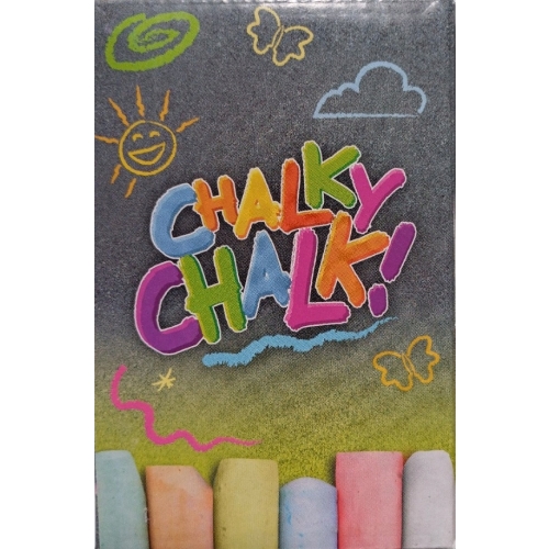 Kreda chodnikowa uliczna Gruba Wysoka Kolorowa 5 kolorów 15 sztuk TOI-TOYS