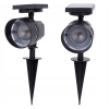 Lampa Solarna Wbijana REFLEKTOR Ogrodowy Podświetlenie 14.5 x 9 x 32.5 LED