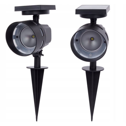 Lampa Solarna Wbijana REFLEKTOR Ogrodowy Podświetlenie 14.5 x 9 x 32.5 LED
