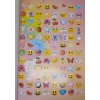 Książka z naklejkami EMOJI Mocnych naklejek z motywem buźki A4 1000 sztuk