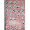 Książka z naklejkami zeszyt HELLO KITTY 1000 sztuk Mocnych naklejek A4