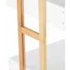 Wózek platforma na kółkach bambus 4 poziomowy kuchnia salon łazienka 88 cm