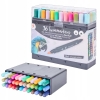 Markery Alkoholowe TWIN dwustronne DecoTime 60 sztuk Box Mix Kolory 91-120