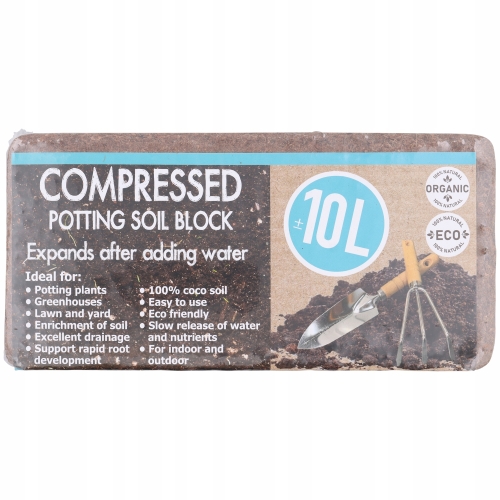Ziemia kokosowa doniczkowa super podłoże do upraw Ekologiczne 100 % Natural