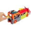 Zestaw Hot wheels city transporter wyrzutnia smok + samochód auto GTK42