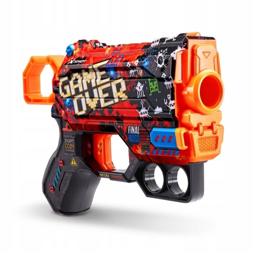 Pistolet na Strzałki Wyrzutnia Zuru X-shot Game Over SKINS MENACE 8 strzał